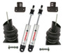 Ridetech 11011010 - Front Coolride Kit For 1955-1957 Chevy For Use W/ Stock Lower Arms Air Springs Brackets HQ Shocks Bolt On Shock Mounts And Hardware