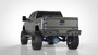 Road Armor 3152DR-B0-P2-MR-BH - 15-19 Chevy 2500 iD Rear Bumper w/Center Section/Shackle End Pods/Ring/Accents - Raw