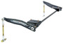 RockJock RJ-246100-103 - Antirock Sway Bar Kit JL/JT Front Forged Arms Steel Brackets (Heavy) 1 Inch Bar  4X4