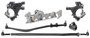 RockJock RJ-440000-101 - Currectlync JL/JT High Steer Kit for Ram Assist Incl Knuckles Drag Link Tie Rod Trac Bar Reloc/Ram Mount Axle Bracket Ram Assist Tie Rod Clamp