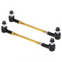 RockJock RJ-203005-101 - Adjustable Sway Bar End Link Kit (10 1/2 Inch Long Rods w/ Sealed Rod Ends and Jam Nuts pair)  4X4