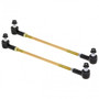 RockJock RJ-203002-101 - Adjustable Sway Bar End Link Kit (14 Inch Long Rods w/ Sealed Rod Ends and Jam Nuts pair)  4X4