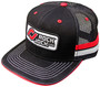 RockJock RJ-715000-3 - Hat; Retro w/Stripes And Patch; Mesh Back; Adjustable;