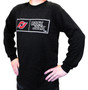RockJock RJ-711007-XXL - Long Sleeve T-Shirt; w/Rectangle Logo; Black; XXL; Print On The Front;
