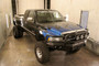 Road Armor 47015B - 97-01 Dodge 1500 Stealth Front Winch Bumper w/Lonestar Guard - Tex Blk