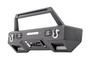 Rough Country 11826 - FR Bumper - Stubby - Hoop - BLK LED - Jeep Gladiator JT/Wrangler JK & JL/Wrangler Unlimited