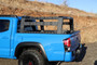 Road Armor 520BRS52B-OVLD - 05-20 Toyota Tacoma 5ft Bed TRECK Adj Bed Rack w/Brackets Strap/Rails - Tex Blk