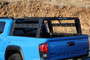 Road Armor 520BRS52B-OVLD - 05-20 Toyota Tacoma 5ft Bed TRECK Adj Bed Rack w/Brackets Strap/Rails - Tex Blk