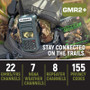 Rugged Radios GMR2-PLUS-ORN - Rugged GMR2 PLUS - GMRS / FRS Two Way Handheld Radio Safety Orange