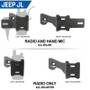 Rugged Radios JL-RH-MTRH - Jeep JK/JKU/JL Handheld Radio Grab Bar Mount- Radio-Only Mount Rugged Radios JL-RH-MTRH - Jeep JK/JKU/JL Handheld Radio Grab Bar Mount- Radio-Only Mount