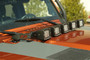 Rugged Ridge 11232.03 - Light Bar, Hood Mounted, Black; 07-18 Jeep Wrangler JK