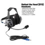 Rugged Radios SS-M1-BTU - Single Seat Kit with Digital Radio Behind-the-Head H42 Ultimate Headset