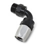 Russell 612463 - Performance Hose End #6 to #6 Radius Inlet Port 90 Deg Blk/Clr