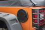 Rugged Ridge 11425.05 - Non-Locking Gas Cap Door Black 07-18 Jeep Wrangler