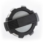 Rugged Ridge 11425.1 - Elite Gas Cap Door, Non-Lock, Brushed, Aluminum; 07-18 Wrangler JK