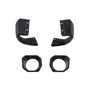 Rugged Ridge 11549.64 - Jeep 19-22 Wrangler JL/20-22 Gladiator Venator Front Bumper Stubby Ends - Black