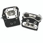 S&S Cycle 106-4570 - 84-99 BT Performance Replacement Low Compression 82cc Cylinder Heads - Wrinkle Black