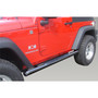 Rugged Ridge 11590.05 - 3-In Round Side Steps Black 07-18 2-Door Jeep Wrangler