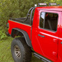 Rugged Ridge 11615.49 - 21+ Jeep Gladiator (JT) Steel Tube Rear Fender Flare Kit - Black