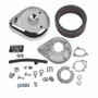 S&S Cycle 170-0305B - 08-16 Touring Stock Bore Throttle By Wire Teardrop Air Cleaner Kit - Chrome