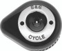 S&S Cycle 170-0533 - Stealth Slasher Teardrop Air Cleaner Cover - Gloss Black