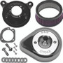 S&S Cycle 170-0522 - 08-17 Touring/16-17 Softails Models Stealth Air Cleaner Kit w/ Chrome Teardrop Cover