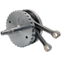S&S Cycle 320-0464 - 2007+ BT 4-5/8in Stroke Flywheel Assembly w/o Sprocket Shaft Bearing Race
