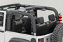 Rugged Ridge 13613.06 - Roll Bar Cover Black Vinyl 07-18 Jeep Wrangler JK