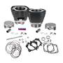 S&S Cycle 910-0338 - 07-16 BT 124in Standard Compression 4-1/8in Big Bore Kit - Wrinkle Black