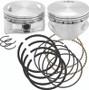 S&S Cycle 92-1411 - 84-99 BT 4in x 4-1/2in Piston Set - .010in