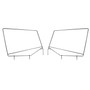 Rugged Ridge 13701.80 - Upper Door Skin Frames 87-95 Jeep Wrangler YJ