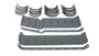 SCE Gaskets 11090-10 - DYNO PAK (10) SBC OIL PAN 74up THICK FRNT SEAL LEFT DIPSTCK
