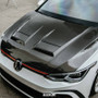 Seibon HD22VWG8-DV - 2022-2023 Volkswagen Golf GTI/R DV-Style Carbon Fiber Hood
