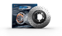 SHW Performance AFX47415 - SHW 14-18 Audi RS7 4.0L Front Drilled-Dimpled Lightweight Wavy Brake Rotor (4G0615301AH)