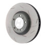 SHW Performance PFR39742 - SHW 17-20 Porsche Panamera 4S w/18in Wheels Right Front Slotted Monobloc Brake Rotor (971615302L)