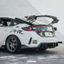 Seibon RD23HDCVR-MB - 2023+ Honda Civic Type R MB-Style Carbon Fiber Rear Diffuser