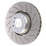 SHW Performance BFR48061 - SHW 06-10 BMW M5 5.0L Right Front Cross-Drilled Lightweight Brake Rotor (34112282806)