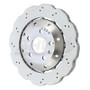 SHW Performance ARX48221 - SHW 13-15 Audi RS5 4.2L Rear Drilled-Dimpled Lightweight Wavy Brake Rotor (8T0615601A)