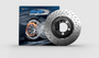 SHW Performance PRR42087 - SHW 20-21 Porsche 718 Cayman GT4 4.0L Right Rear Drill-Dimp Lightweight Brake Rotor (98135240881)