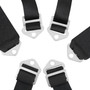 Simpson Safety 29110BKH - Simpson Racing LCL 55" Lap Bolt-In 5-Point Pull-Down Harness Black