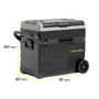 Smittybilt 2889 - Waypoint 55L Dual Zone Fridge/Freezer