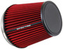Spectre HPR9892 - HPR Conical Air Filter 6in. Flange ID / 7.313in. Base OD / 7in. Tall - Red