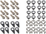 Stage 8 Fasteners 8906M - Header Bolt Kit - 6pt. 8mm-1.25 x 25mm (16)