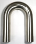 Stainless Bros 601-06396-1150 - 2.50in Diameter 1.5D / 3.75in CLR 180 Degree Bend 6in Leg / 6in Leg Mandrel Bend