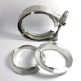 Stainless Bros 603-04510-0002 - 1.75in 304SS V-Band Assembly - 2 Flanges/1 Clamp