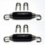 Stainless Bros 608-00215-1101 - Spring Tab Kit - 5 Pack SS304 (5 Springs 10 Hooks and 5 Black Silicone Sleeves)