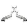 Stainless Works CA16AVCBR - 2016+ Chevy Camaro SS 6.2L 3in Redline Catback w/AFM Valve NPP Valve 4in Quad Tips