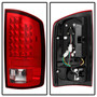 Spyder 5002570 - Dodge Ram 02-06 1500/Ram 2500/3500 03-06 LED Tail Light Red Clear ALT-YD-DRAM02-LED-RC