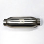 Stainless Bros 615-07646-0111 - 4in Body x 18in Length 3in Inlet/Outlet Bullet Resonator