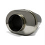 Stainless Bros 616-08913-2100 - 3.5in x 12.0in OAL SS304 Oval Muffler - Polished